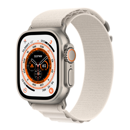 Apple Watch Ultra GPS + Cellular 49mm Titanium Alpine Loop Large